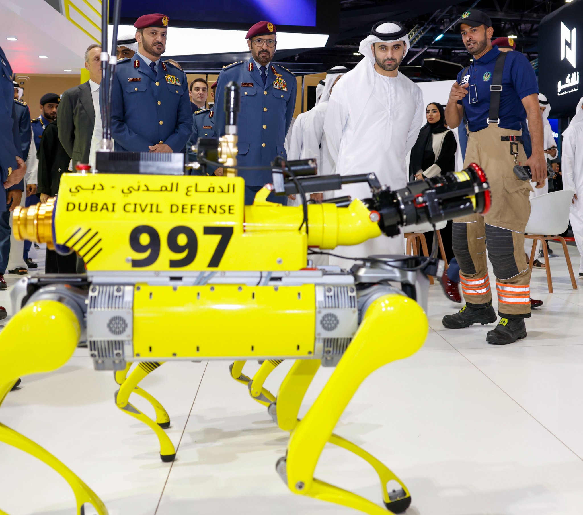 Dubai Civil Defence Upgrades Firefighting Tech With 10-Hour Drone And Heat-Resistant Robots